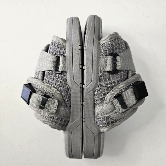 DRACO Slides Mens Shoes Size 10.5,11,11.5 Gray Storm Reflective Sandals NEW +Bag - Picture 5 of 13